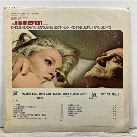 The Arrangement Vinyl LP Movie Soundtrack Promo 1969 Warner Bros Kirk Douglas - Picture 5 of 7